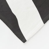 Zwart-wit Tiger Print Fleece Deken (Hoek)
