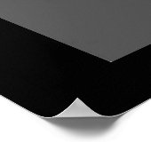 Zwart Wit Tijger Leiderschap Inspirerend Poster (Hoek)