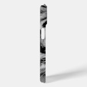 Zwart-wit tijgergezicht Case-Mate iPhone case (Achterkant / Rechts)