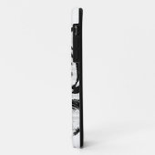 Zwart-wit tijgergezicht dicht Case-Mate iPhone case (Achterkant/links)