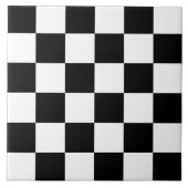 Zwart-wit toetsenbord | Aangepaste keramische tapi Tegeltje (Voorkant)