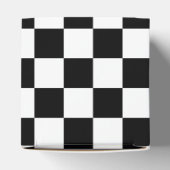 Zwart-wit toetsenbord bedankdoosjes (Bovenkant)