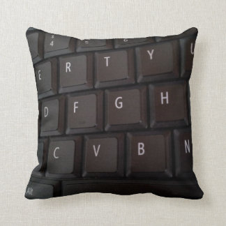 Zwart wit toetsenbord Pillow Kussen