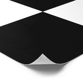 Zwart-wit toetsenbord poster (Hoek)