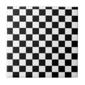 Zwart-wit toetsenbord tegeltje (Voorkant)