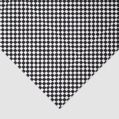 Zwart-wit toetsenbord tissuepapier (Detail)