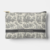  zwart-wit Toile de Jouy bedrukt Etui (Voorkant)