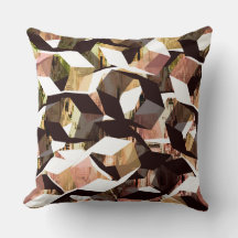 Zwart-wit tot bruin hexagon op pixelbekleding