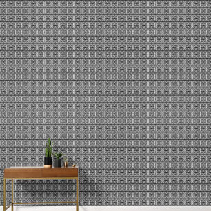 Zwart-wit trappenhuis klein behang