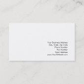 Zwart-wit Trend Fotografie Visitekaartje (Achterkant)