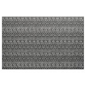 Zwart wit tribaal patroon stof (Fat Quarter)