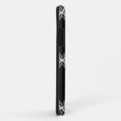 Zwart-wit Tribal Art Case-Mate iPhone Case (Achterkant/rechts)