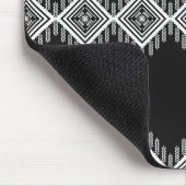 Zwart-wit Tribal Art Muismat (Hoek)