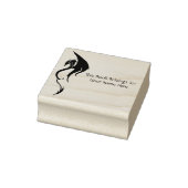 Zwart Wit Tribal Dragon Rubberstempel (Stempel)