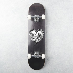 Zwart-wit Tribal hart Sticker