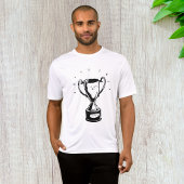 Zwart-wit Trofee Mannen Actief T-shirt