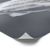 Zwart-wit Tropische Vis Printable Art Poster (Hoek)