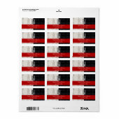 Zwart-Wit Trouw Retouradres Etiket (Full Sheet)