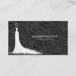 Zwart & Wit Trouwjurk &  Kant 2 Visitekaartje