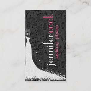 Zwart & Wit Trouwjurk &  Kant 2a Visitekaartje