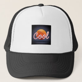 Zwart-wit Trucker Hoed met Rugby Ball Design Trucker Pet