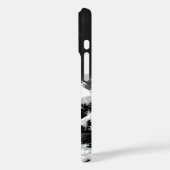 Zwart-wit tsunami golven Case-Mate iPhone case (Achterkant / Links)