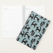 Zwart-wit Tuxedo Cat Planner (Display)