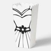 Zwart Wit Tuxedo Dress Wedding Engagement Party Bedankdoosjes (Achterkant)