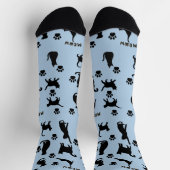 Zwart-wit Tuxedo Kat Sokken Patroon Cadeau (Top)