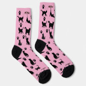 Zwart-wit Tuxedo Kat Sokken Patroon Cadeau (Rechts)