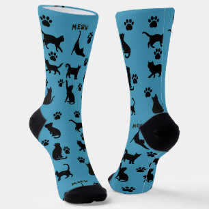 Zwart-wit Tuxedo Kat Sokken Patroon Cadeau