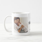 Zwart-Wit | Twee foto Happy Moederdag Koffiemok (Links)