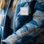 Zwart-wit Tweetalig pinda-allergie Alert Vierkante Button 5,1 Cm