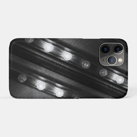 Zwart-wit twinkellichtjes Case-Mate iPhone case (Achterkant (horizontaal))