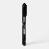 Zwart-wit twinkellichtjes iPhone hoesje (Rechterkant)
