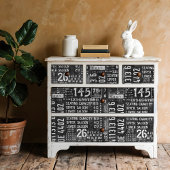 zwart wit typografie ontkoppelingspapier inpakpapier vel