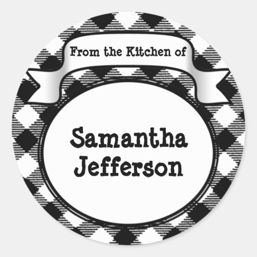 Zwart-wit -Uit de keuken van- Jar of Label (Voorkant)