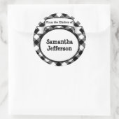 Zwart-wit -Uit de keuken van- Jar of Label (Tas)