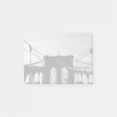 Zwart-wit uitzicht brug post-it® notes (Voorkant)