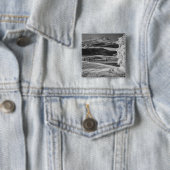 Zwart-wit uitzicht van wikkelweg vierkante button 5,1 cm (In situ)
