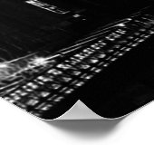 Zwart-wit uniek New York City-Poster afdrukken Poster (Hoek)