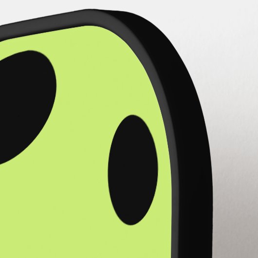 Zwart-wit, uniek, wit pickleball paddle (Links Detail)