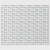 Zwart-wit Uw Familienaam Kerstmispatroon Cadeaupapier (Vlak)