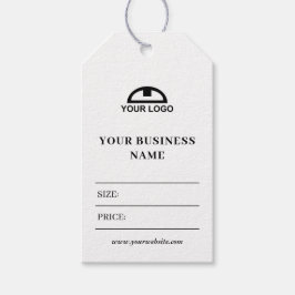 Zwart Wit Uw Logo Social Media Prijs Cadeau Labels Cadeaulabel