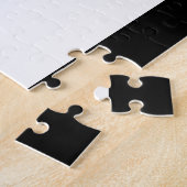 Zwart-Wit Vader Fotocollage Legpuzzel (Zijkant)