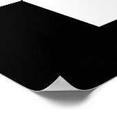 Zwart-wit van Báiyún Poster (Hoek)