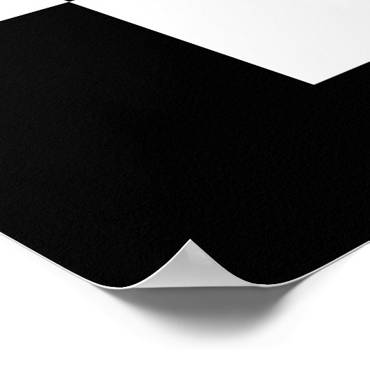 Zwart-wit van Báiyún Poster (Hoek)