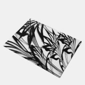 Zwart-wit varen dal deurmat (Schuin)