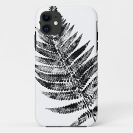 Zwart-wit Varen Leaf Print Case-Mate iPhone Case