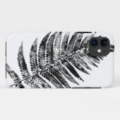 Zwart-wit Varen Leaf Print Case-Mate iPhone Case (Achterkant (horizontaal))